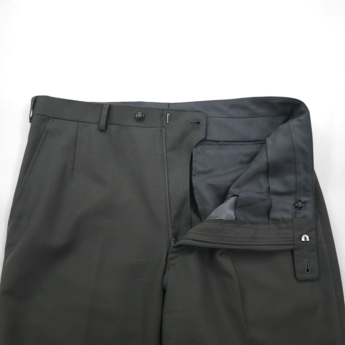 LANVIN 90s Double-Breasted Peak Lapel Suit and Blazer Set, Size L, Wide Fit with Metal Buttons