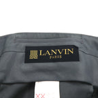LANVIN 90s Double-Breasted Peak Lapel Suit and Blazer Set, Size L, Wide Fit with Metal Buttons