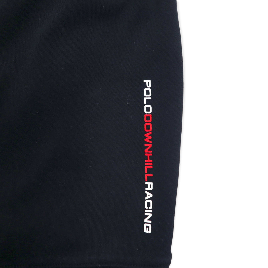 POLO RALPH LAUREN Half-Zip Sweatshirt XL Black Cotton POLO DOWNHILL RACING SERIES