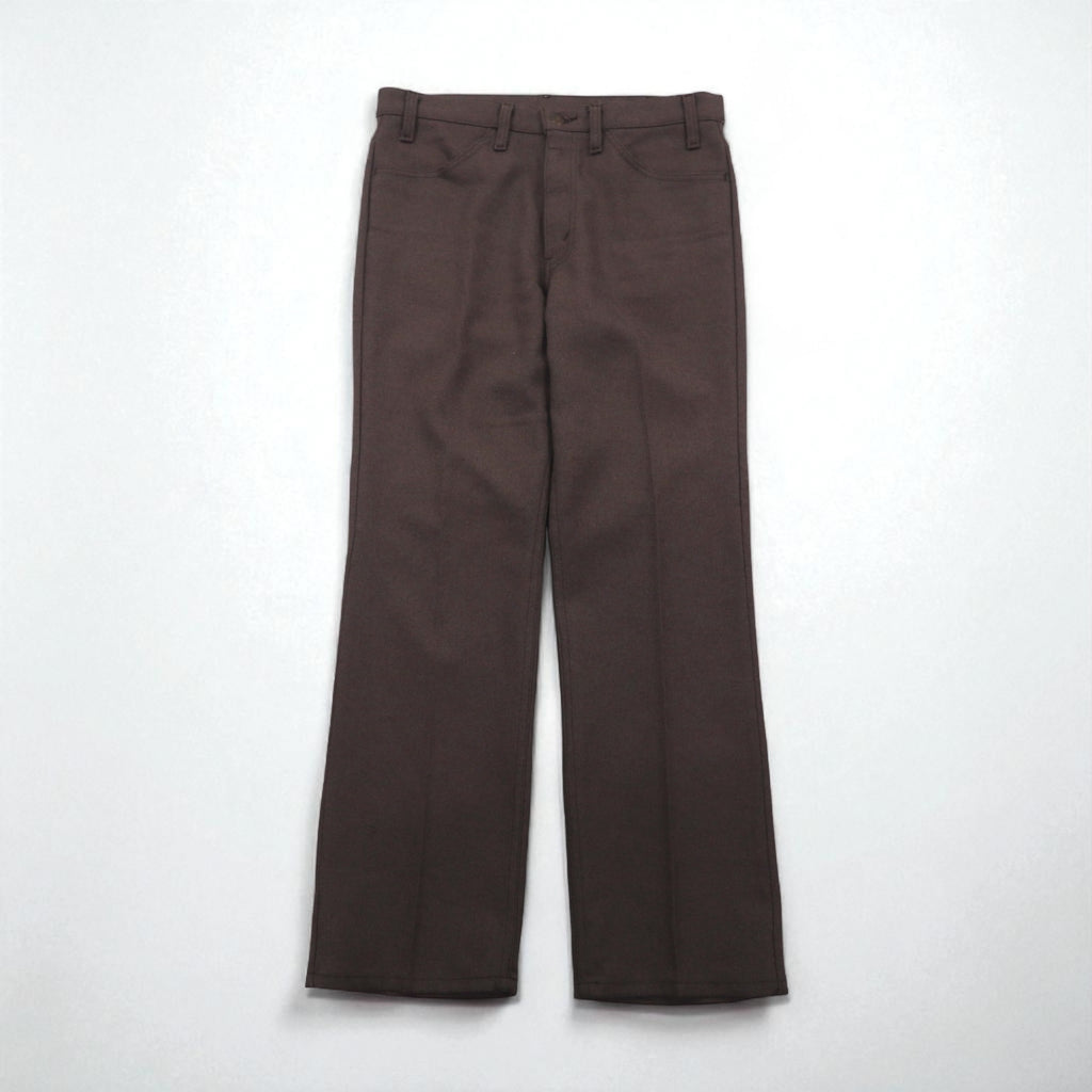 Levi's 90年代 USA製 スラックス STA-PREST スタプレ ブーツカット パンツ L ブラウン 10517 9127  SCOVILLジップ