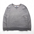 J.CREW 前V ヴィンテージ加工 ブランク スウェット トレーナー L グレー VINTAGE FLEECE クルーネック