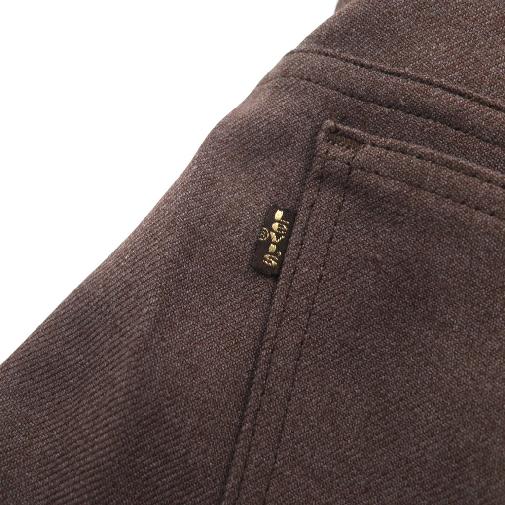 Levi's 90年代 USA製 スラックス STA-PREST スタプレ ブーツカット パンツ L ブラウン 10517 9127  SCOVILLジップ