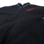 NORTH END Made in Canada 90's Sleeve Leather Stadium Jacket XL Black Wool NASA Embroidery