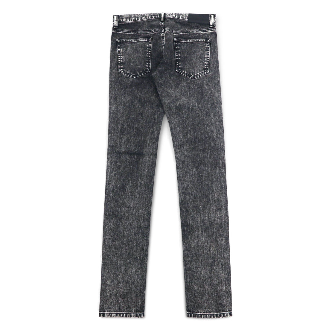 JOHN LAWRENCE SULLIVAN Chemical Wash Skinny Denim Pants L Black Grey 2B011 14-48 Made in Japan Unused