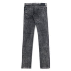 JOHN LAWRENCE SULLIVAN Chemical Wash Skinny Denim Pants L Black Grey 2B011 14-48 Made in Japan Unused