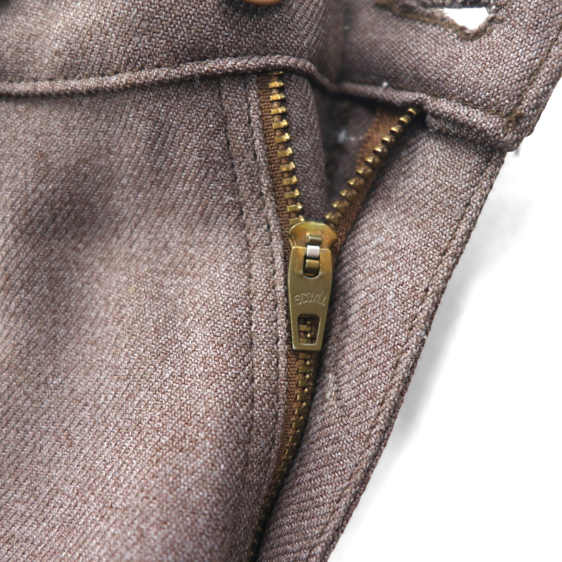 Levi's 90年代 USA製 スラックス STA-PREST スタプレ ブーツカット パンツ L ブラウン 10517 9127  SCOVILLジップ