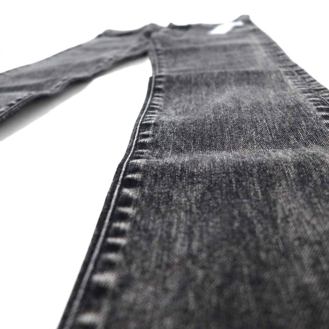 JOHN LAWRENCE SULLIVAN Chemical Wash Skinny Denim Pants L Black Grey 2B011 14-48 Made in Japan Unused