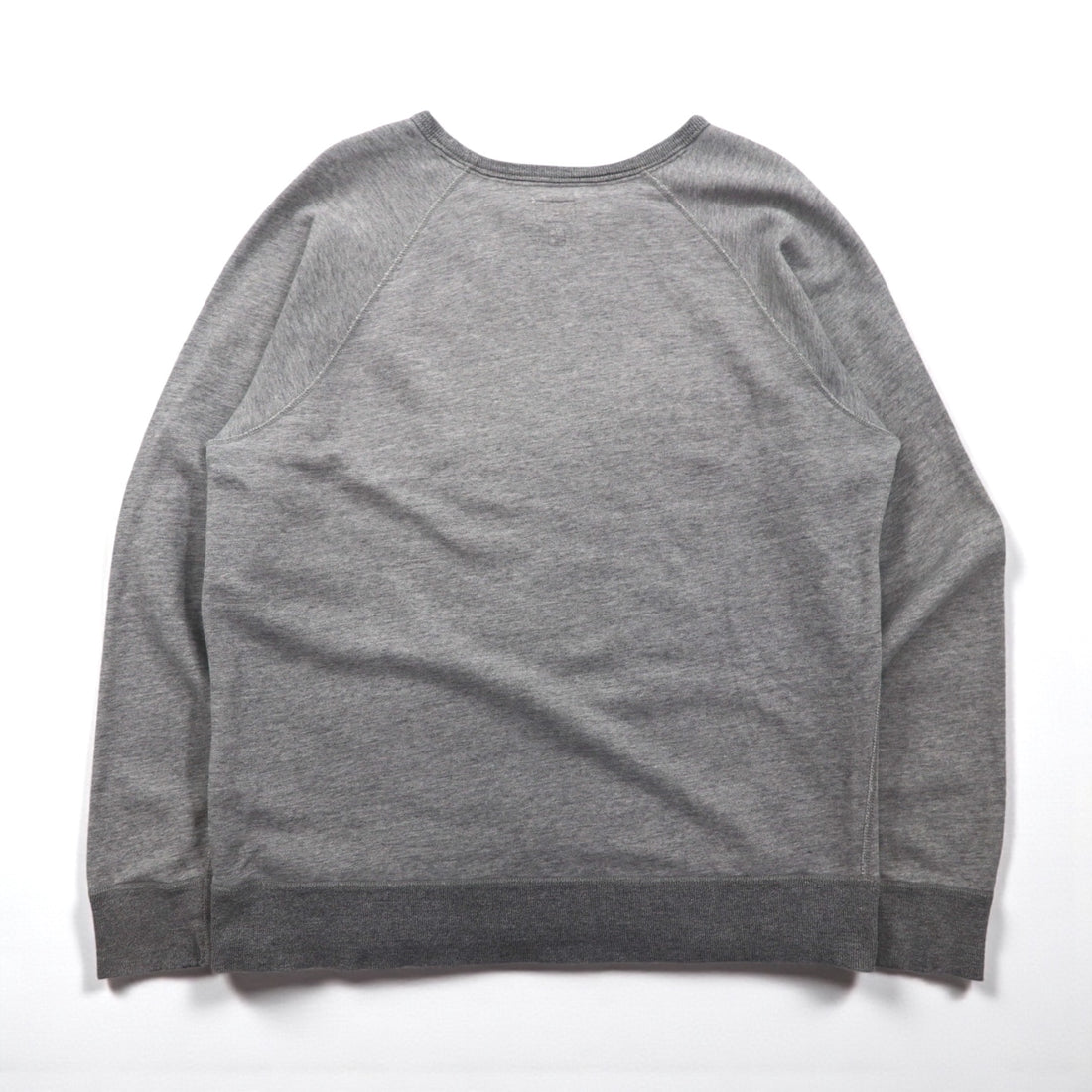 J.CREW 前V ヴィンテージ加工 ブランク スウェット トレーナー L グレー VINTAGE FLEECE クルーネック