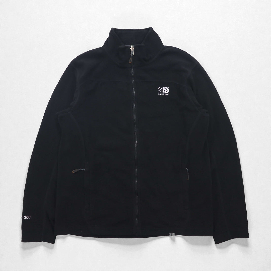 karrimor Full Zip Fleece Jacket L Black Pocket KS-300