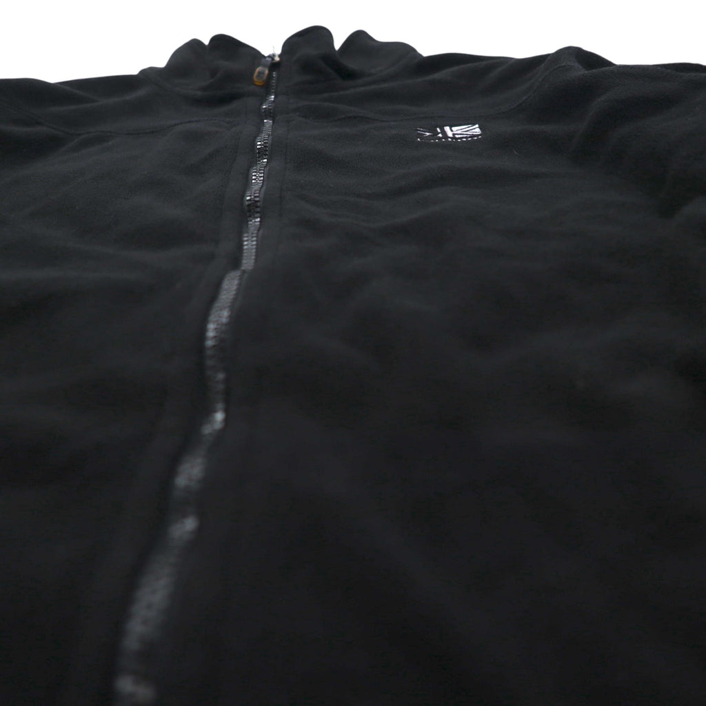 karrimor フルジップ フリースジャケット L ブラック ジップポケット KS-300
