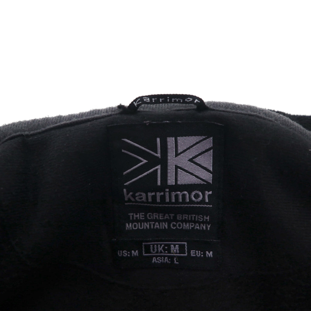 karrimor フルジップ フリースジャケット L ブラック ジップポケット KS-300