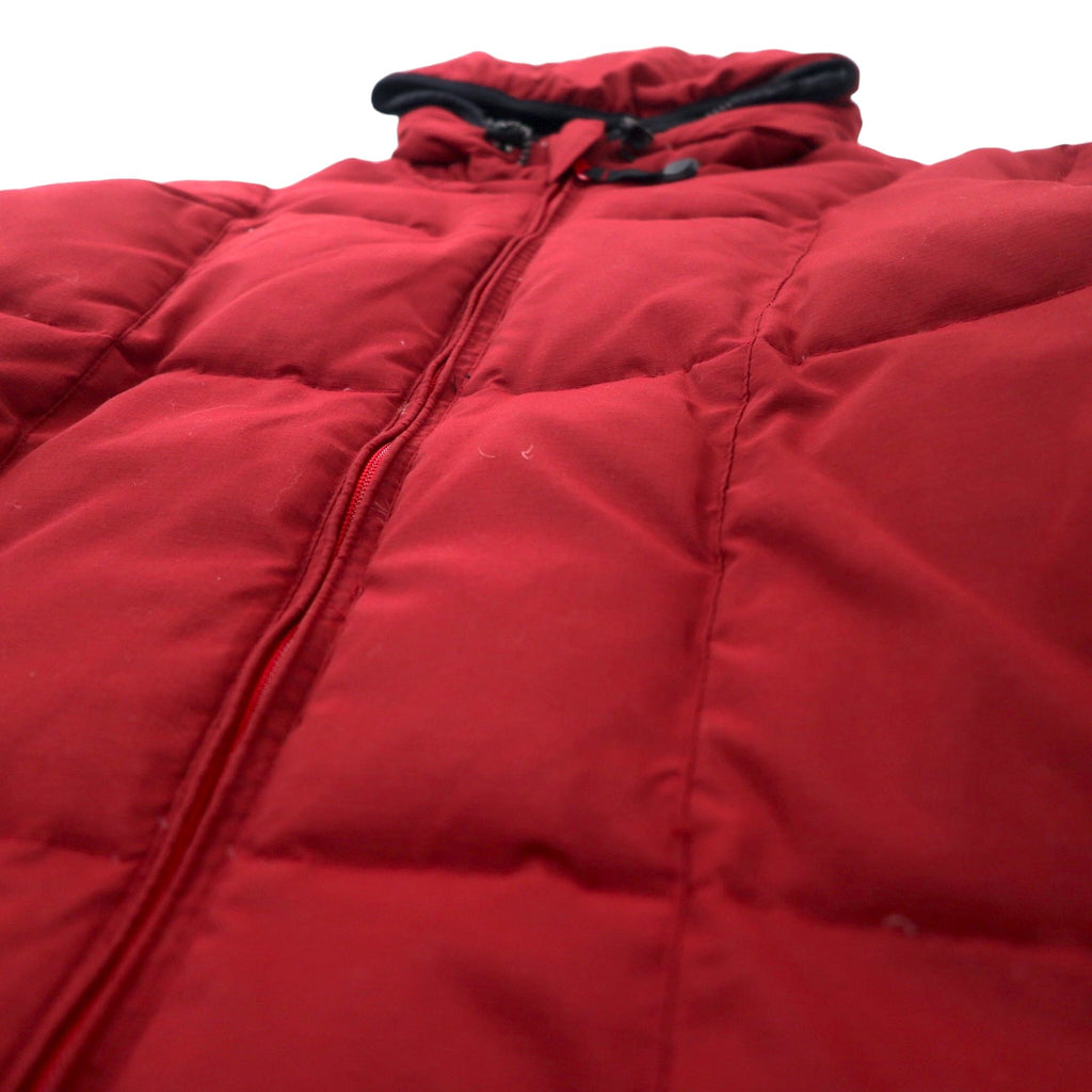Eddie Bauer Down Parka Down Jacket M Red Nylon 001-8042