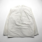 KEMPEL Made in Japan Stand Collar Pullover Shirt, Size L, Band Collar, Chest Pocket, 019-492-52