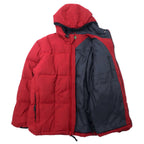 Eddie Bauer Down Parka Down Jacket M Red Nylon 001-8042