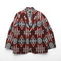 GLAD HAND 日本製 FONTIER JACKET ジャガード テーラードジャケット ブレザー S ネイティブ柄 BYGH-16-AW-10