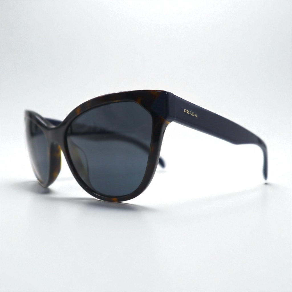 PRADA イタリア製 フォックス サングラス ブラウン SPR21S-F 56-19 2AU-2K1 140 3N