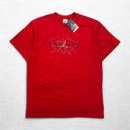 JORDAN BRAND ( NIKE ) 00年代 ジャンプマン Tシャツ M レッド コットン 未使用品