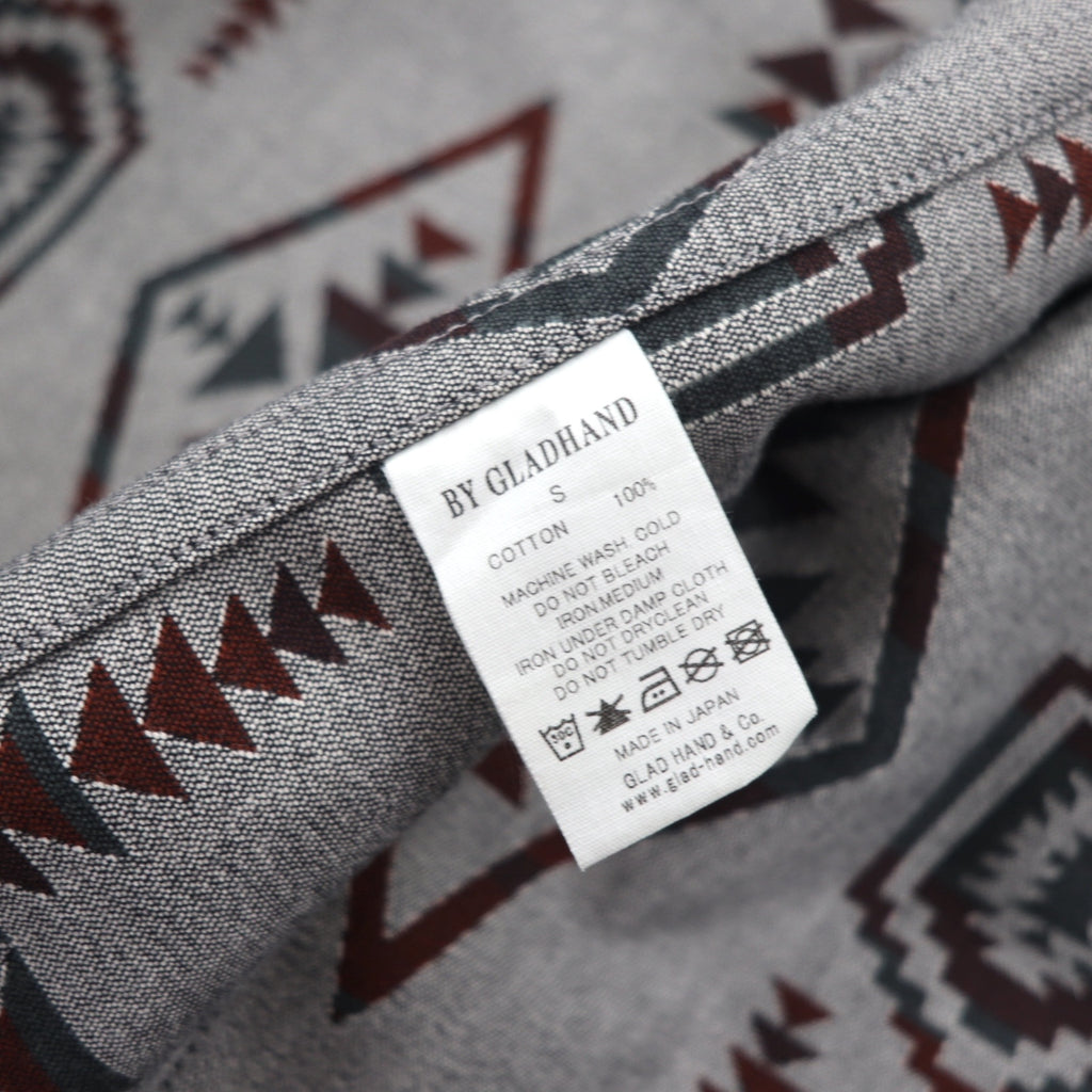 GLAD HAND 日本製 FONTIER JACKET ジャガード テーラードジャケット ブレザー S ネイティブ柄 BYGH-16-AW-10