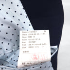 azabu tailor × loro Piana 2B tailored jacket S Navy wool dot lining Made in Japan