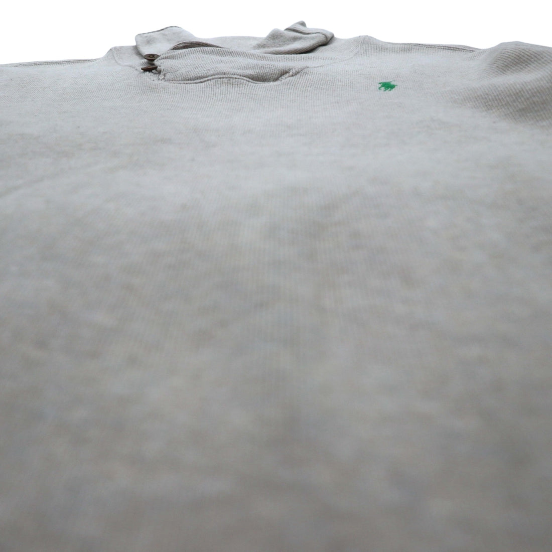 Polo Ralph Lauren 90年代 ショールカラー スウェット トレーナー XL ベージュ スモールポニー刺繡