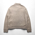 Polo Ralph Lauren 90年代 ショールカラー スウェット トレーナー XL ベージュ スモールポニー刺繡