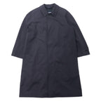 日本然リトテ-古着オンライン-CHAPS RALPH LAUREN 90年代 ステンカラーコート LL ブラック コットン 比翼 ライナー着脱式-CHAPS RALPH LAUREN 90s COAT LL Black Cotton Hiki Liner Detachable