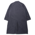 CHAPS RALPH LAUREN 90's Stainless Steel Collar Coat LL Black Cotton Hiyoku Removable Liner