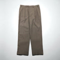 Ralph Lauren 90年代 2タック ワイド スラックスパンツ L チェック プリーツ