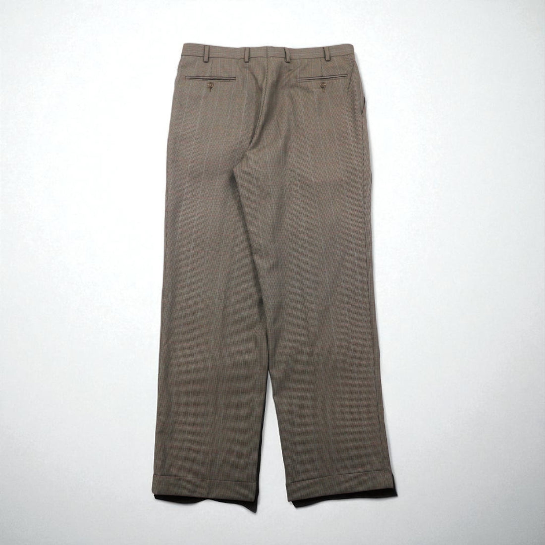 Ralph Lauren 90年代 2タック ワイド スラックスパンツ L チェック プリーツ