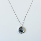 Vintage Silver 999 Coin Necklace, Canada 1867-1967, 10 Cents Queen Elizabeth II 1867-1967
