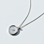 Vintage Silver 999 Coin Necklace, Canada 1867-1967, 10 Cents Queen Elizabeth II 1867-1967