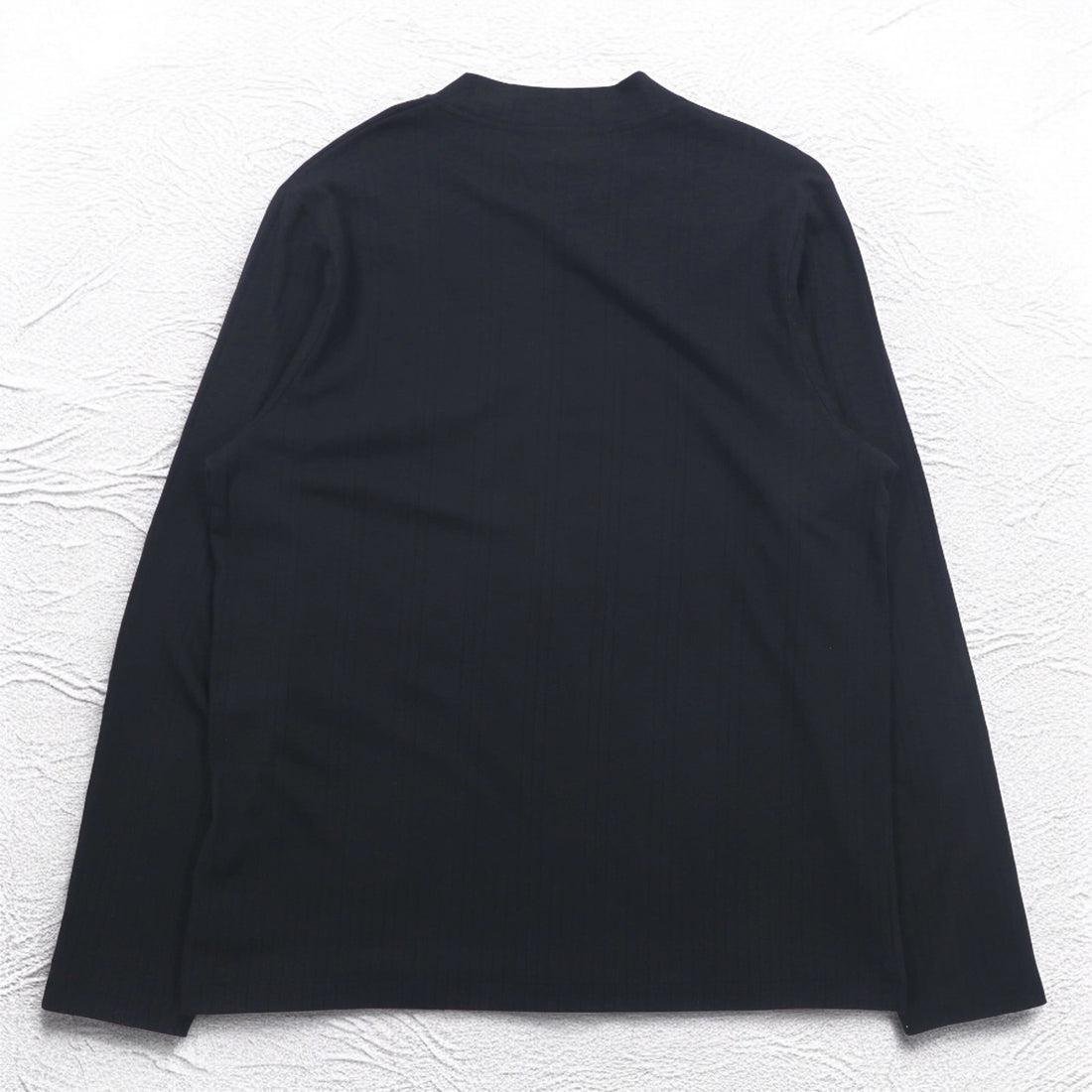 DKNY ボトルネック ロングスリーブTシャツ ロンT L ブラック コットン