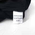 DKNY ボトルネック ロングスリーブTシャツ ロンT L ブラック コットン