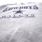 LEE SPORT 90s USA Made NFL Print Sweatshirt XL Grey Cotton DALLAS COWBOYS