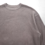 crepuscule モスステッチ プルオーバー ニット セーター 鹿の子 M グレー MOSS STITCH P/O ビッグサイズ 1803-001 日本製
