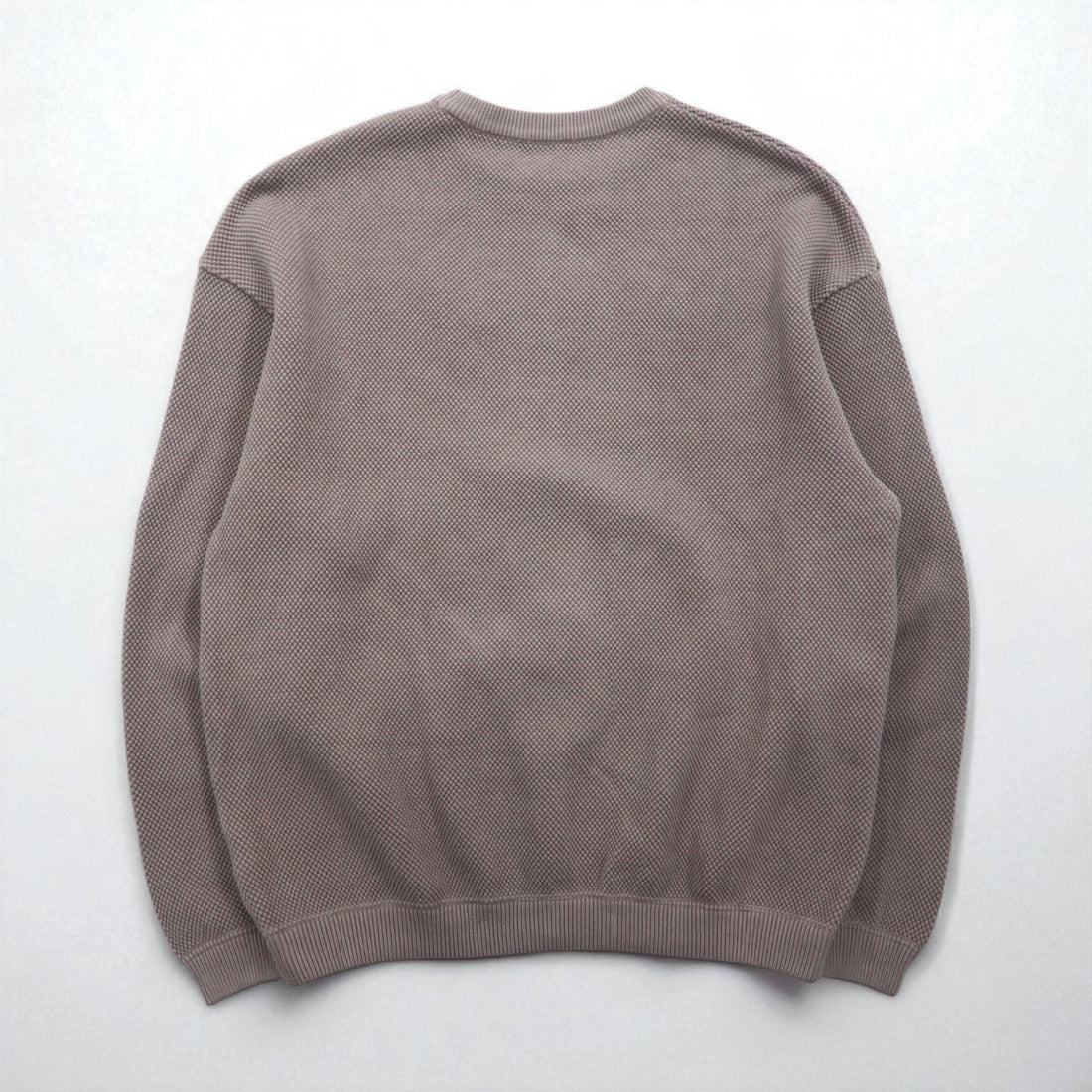 crepuscule モスステッチ プルオーバー ニット セーター 鹿の子 M グレー MOSS STITCH P/O ビッグサイズ 1803-001 日本製