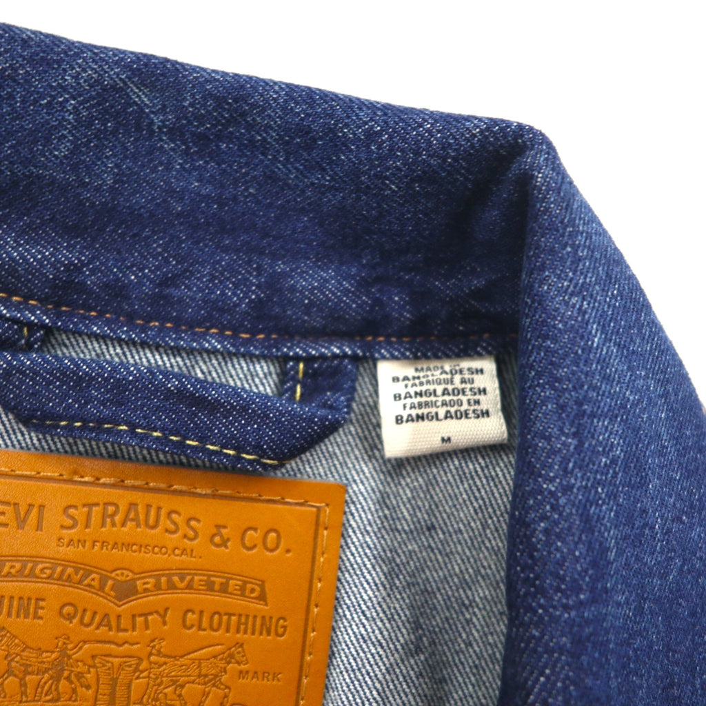 Levi's Premium Big E War Model 1st Type Denim Jacket, Size M, Indigo 1 Trucker Jacket A3147, Cinch Back, Double Pleats, Relaxed Fit