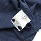 UNUSED Drawcord Shirt XL Navy Cotton Made in Japan