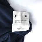 UNUSED Drawcord Shirt XL Navy Cotton Made in Japan