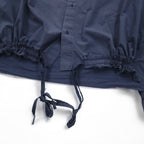 UNUSED Drawcord Shirt XL Navy Cotton Made in Japan