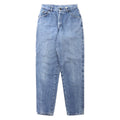 日本然リトテ-古着オンライン-Levi's USA製 80年代 ハイライズ テーパード ジーンズ デニムパンツ 11 ブルー アイスウォッシュ コットン ボタン裏573 白タブ 57902-7206-Levi's USA MADE 80's High Rise Tapered Jeans Denim Pants 11 Blue Ice Wash Cotton Button Back 573 White Tab 57902-7206