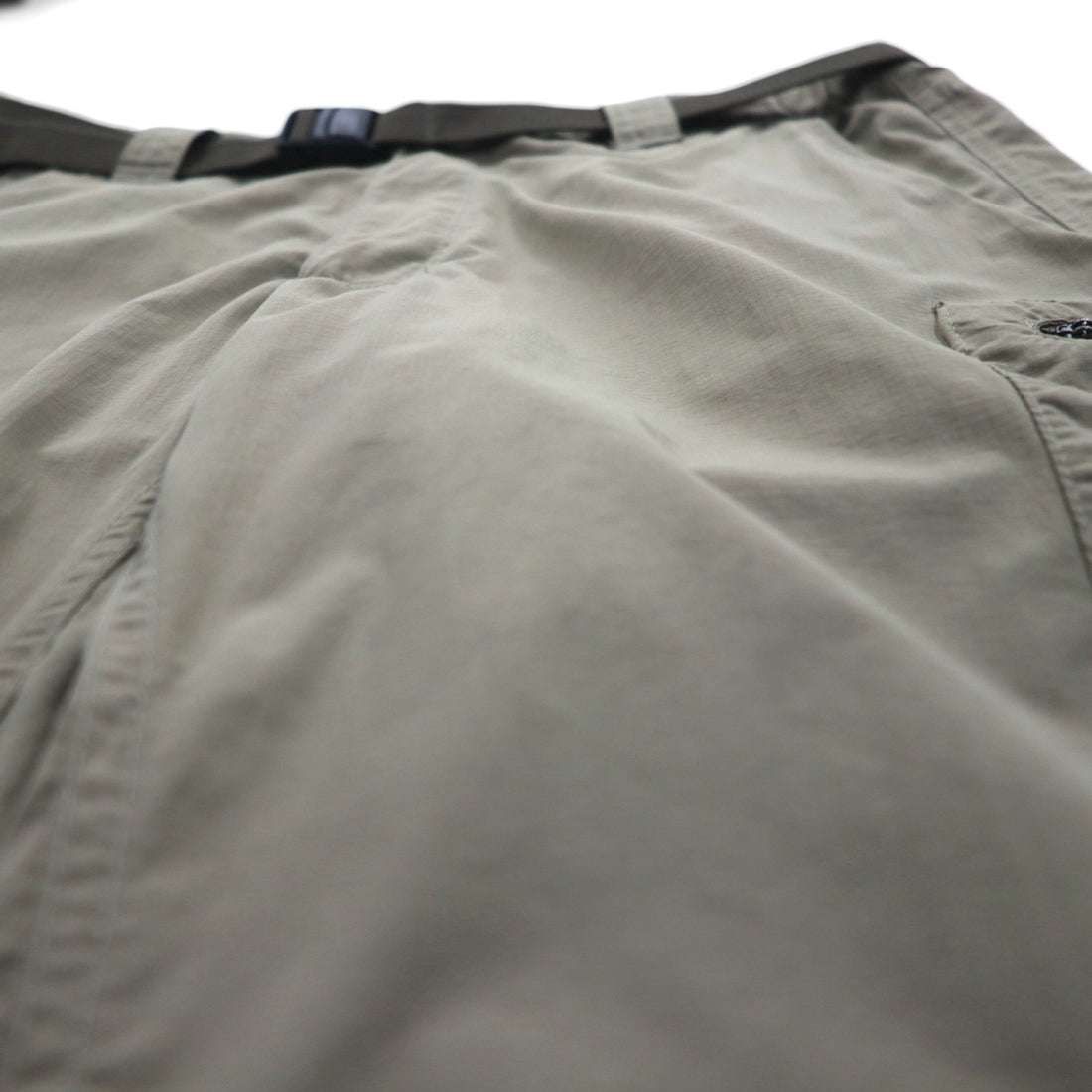 Columbia 2WAY コンバーチブル カーゴパンツ ショートパンツ L オムニシェード OMNI-SHADE 防水 リップストップ Silver Ridge Convertible Pants