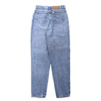 Levi's Made in USA 80's High Rise Tapered Jeans Denim Pants 11 Blue Ice Wash Cotton Button Back 573 White Tab 57902-7206