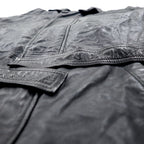 90年代 PELLE STUDIO ( WILSONS ) Thinsulate 中綿 レザーコート カーコート M ブラック レザー ライナー着脱式
