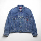 Wrangler 90年代 日本製 デニムジャケット Gジャン L インディゴ M4900-00 短丈