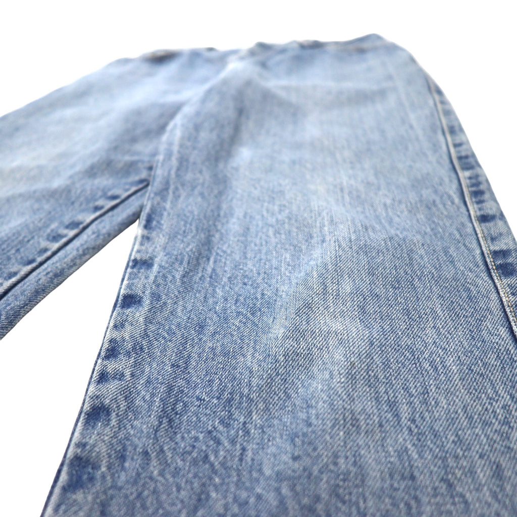 Levi's Made in USA 80's High Rise Tapered Jeans Denim Pants 11 Blue Ice Wash Cotton Button Back 573 White Tab 57902-7206