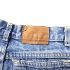 Levi's Made in USA 80's High Rise Tapered Jeans Denim Pants 11 Blue Ice Wash Cotton Button Back 573 White Tab 57902-7206