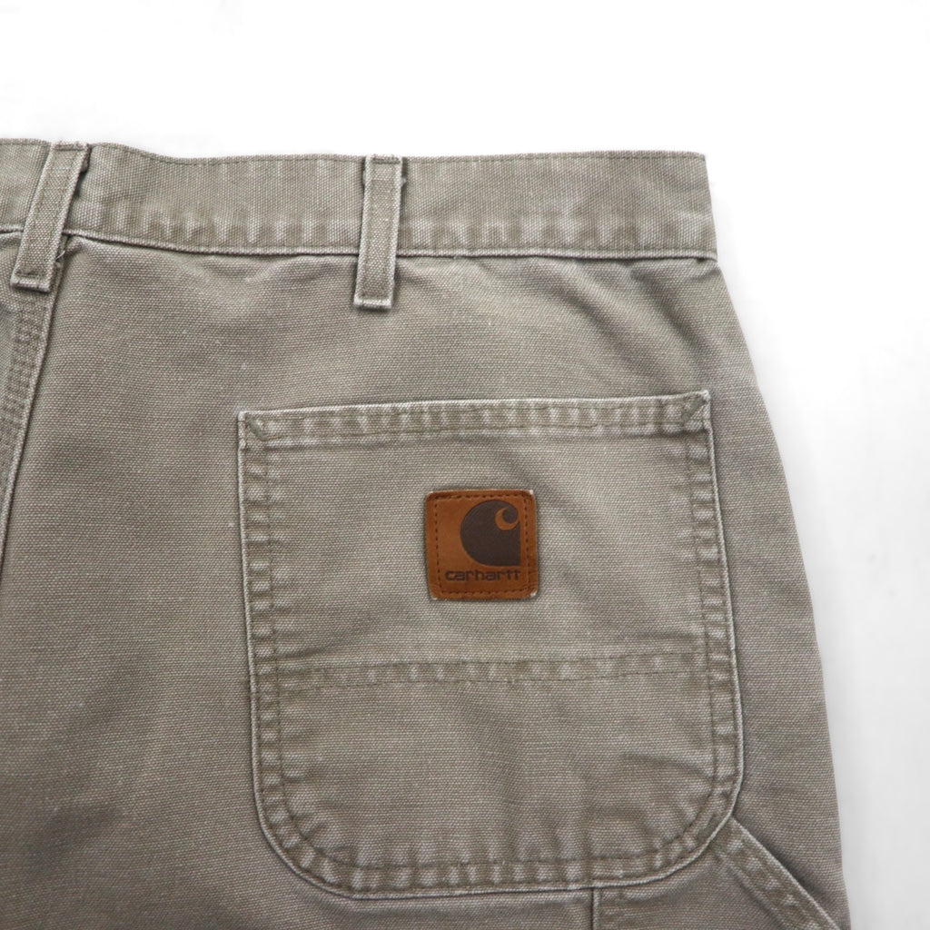 carhartt ウォッシュド ダック ペインターパンツ XL ベージュ コットン B11DES