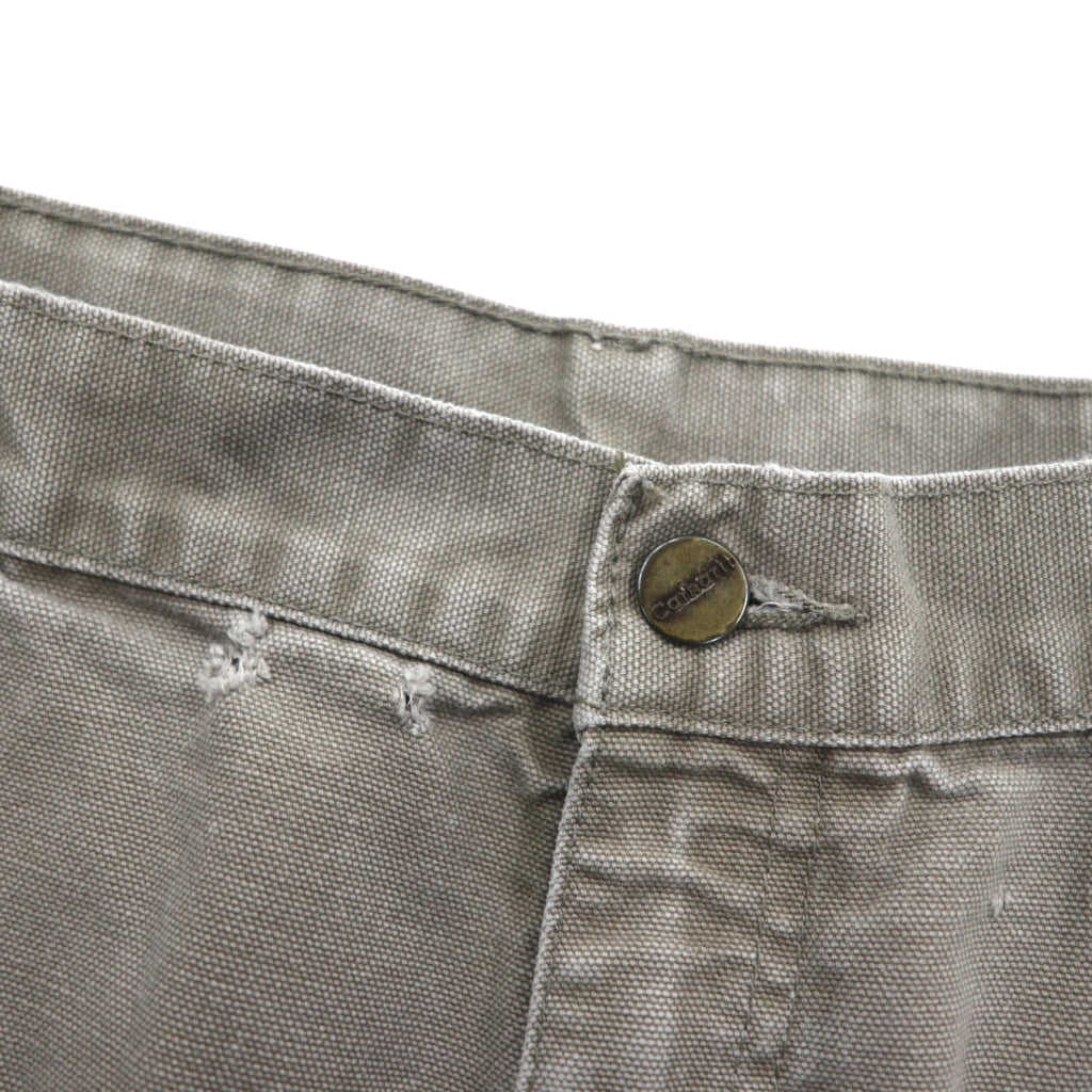 carhartt ウォッシュド ダック ペインターパンツ XL ベージュ コットン B11DES