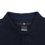 NIKE Dri-Fit Polo Shirt, Medium, Navy, Cotton, Pique, TIGER WOODS, Swoosh
